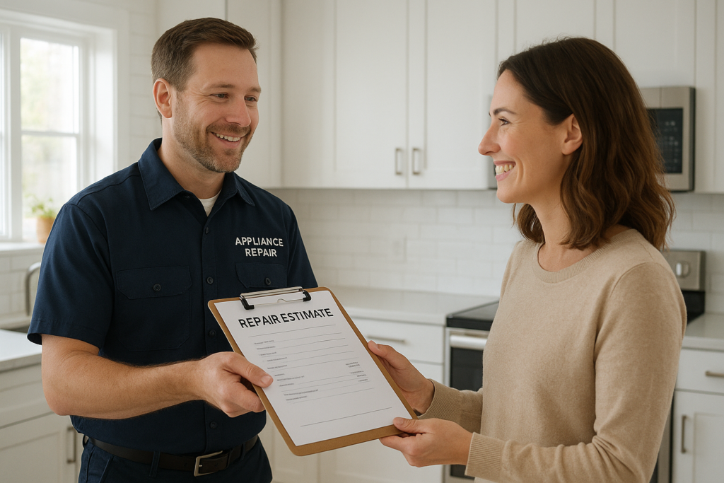 Transparent Appliance Repair Pricing in Santa Rosa